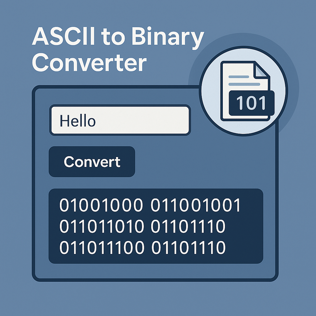 ASCII to Binary Converter | Convert Text to Binary Code Onli...